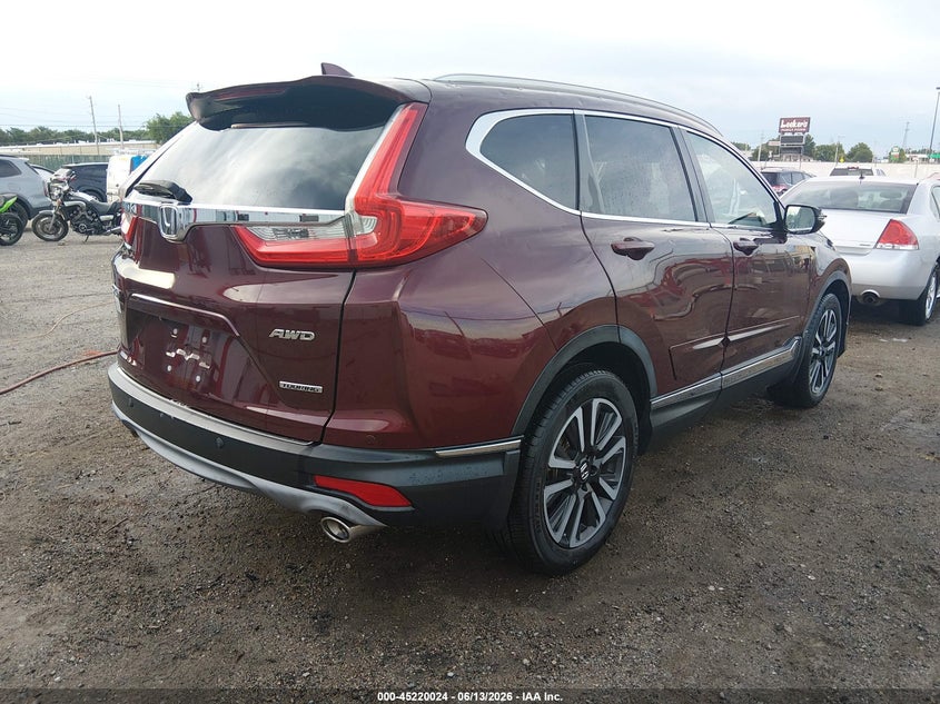 2018 Honda Cr-v VIN 7FARW2H94JE034387 IAAI salvage auction — HAIL, Salvage (Kansas), sold $13,325 on 2026-07-17 (photo 4)