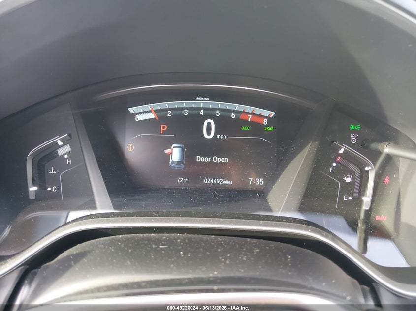 2018 Honda Cr-v VIN 7FARW2H94JE034387 IAAI salvage auction — HAIL, Salvage (Kansas), sold $13,325 on 2026-07-17 (photo 7)