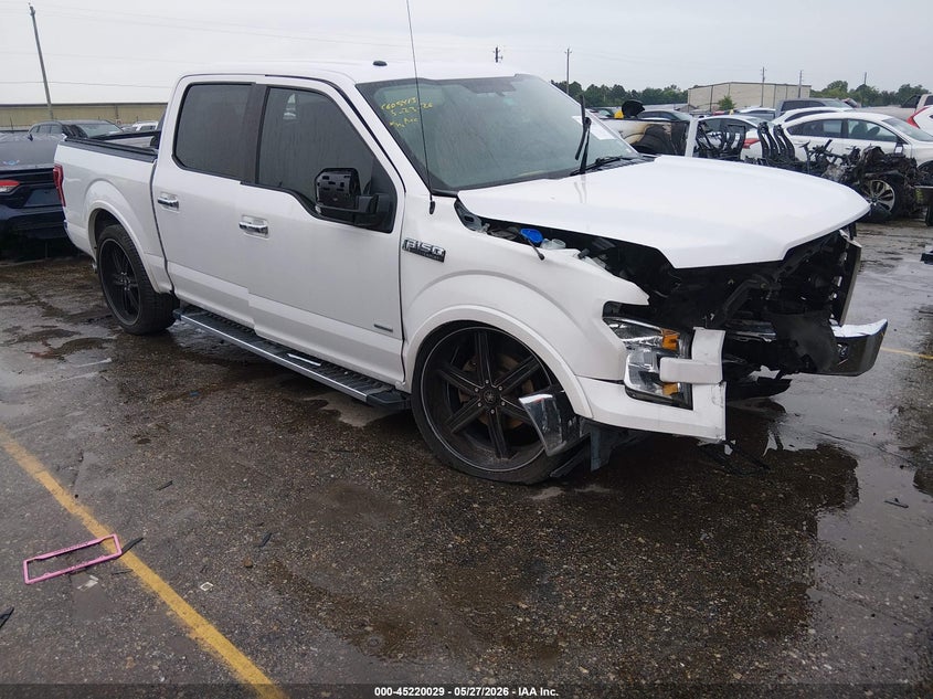 2016 Ford F-150 VIN 1FTEW1CPXGKD85648 IAAI salvage auction — FRONT END, Salvage Title, sold $2,850 on 2026-07-29 (photo 1)
