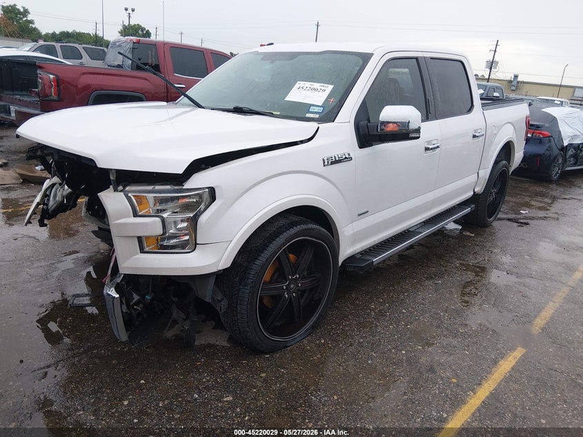 2016 Ford F-150 VIN 1FTEW1CPXGKD85648 IAAI salvage auction — FRONT END, Salvage Title, sold $2,850 on 2026-07-29 (photo 2)