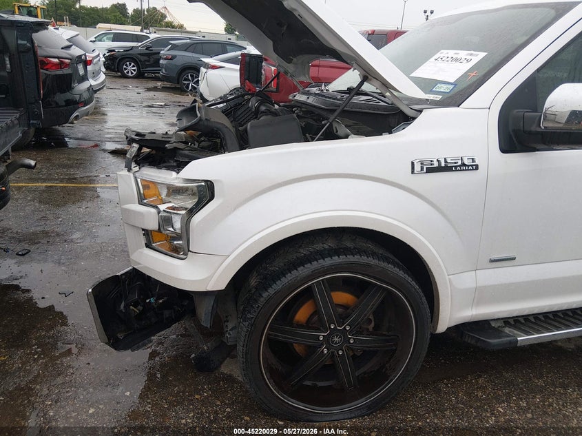 2016 Ford F-150 VIN 1FTEW1CPXGKD85648 IAAI salvage auction — FRONT END, Salvage Title, sold $2,850 on 2026-07-29 (photo 6)