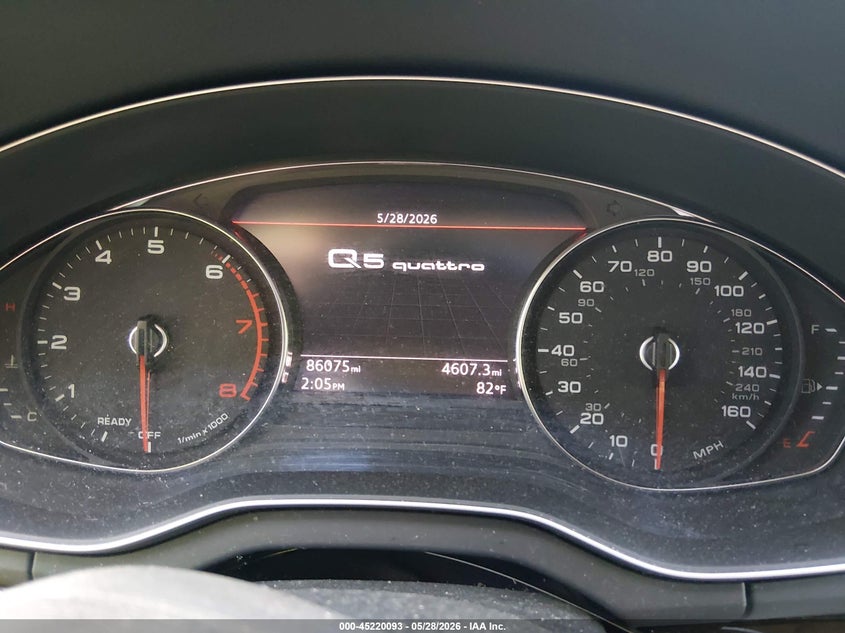 2020 Audi Q5 VIN WA1ANAFY8L2060880 IAAI salvage auction — RIGHT REAR, Salvage Title, sold $9,000 on 2026-07-23 (photo 7)