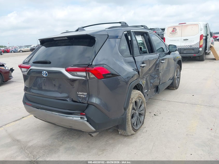 2024 Toyota Rav 4 VIN 4T3D6RFV8RU156108 IAAI salvage auction — SIDE, Salvage Title, sold $12,700 on 2026-07-29 (photo 4)