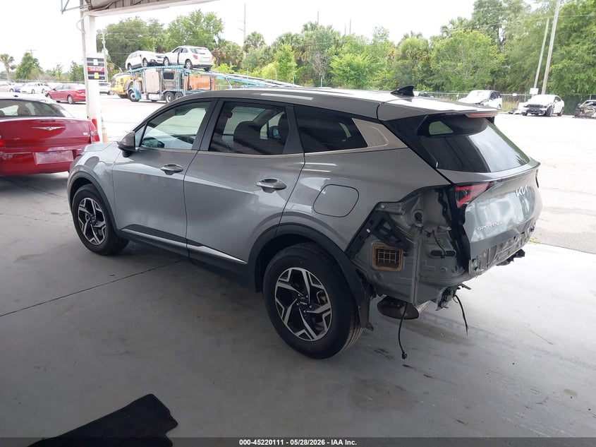 2024 Kia Sportage VIN KNDPU3DF4R7259081 IAAI salvage auction — REAR END, Salvage Title, sold $6,100 on 2026-08-02 (photo 3)