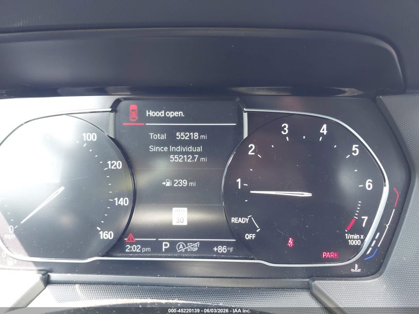 2021 BMW 2er VIN WBA73AK01M7H05153 IAAI salvage auction — FRONT END, Salvage Title, sold $4,950 on 2026-07-09 (photo 7)
