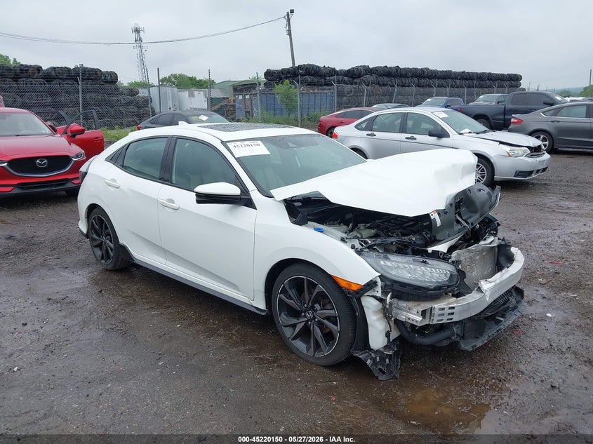 2018 Honda Civic VIN SHHFK7H91JU425700 IAAI salvage auction — FRONT END, Salvage Title, sold $4,050 on 2026-07-10 (photo 1)