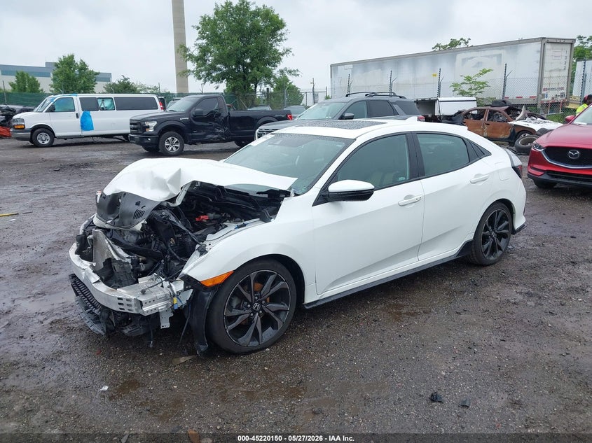2018 Honda Civic VIN SHHFK7H91JU425700 IAAI salvage auction — FRONT END, Salvage Title, sold $4,050 on 2026-07-10 (photo 2)