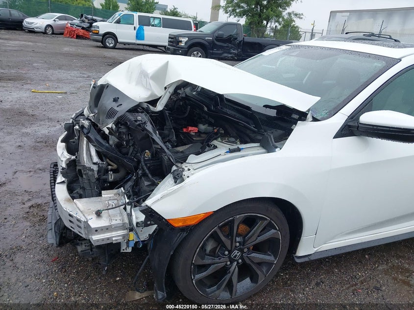 2018 Honda Civic VIN SHHFK7H91JU425700 IAAI salvage auction — FRONT END, Salvage Title, sold $4,050 on 2026-07-10 (photo 6)