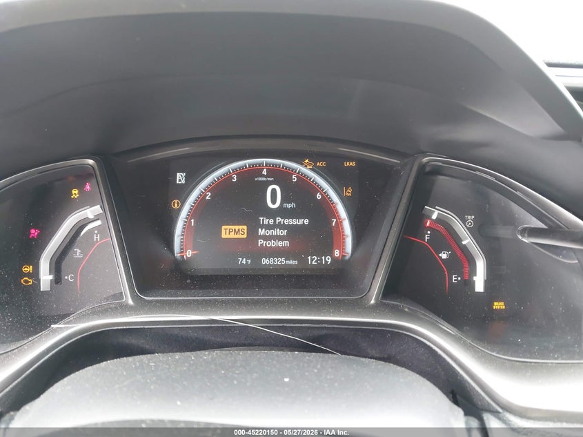 2018 Honda Civic VIN SHHFK7H91JU425700 IAAI salvage auction — FRONT END, Salvage Title, sold $4,050 on 2026-07-10 (photo 7)