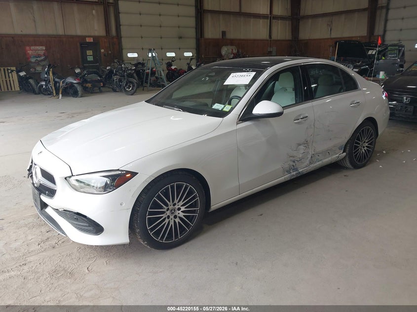 2023 Mercedes-benz C-klasse VIN W1KAF4HB4PR092225 IAAI salvage auction — RIGHT FRONT, Salvage Title, sold $16,700 on 2026-07-11 (photo 2)
