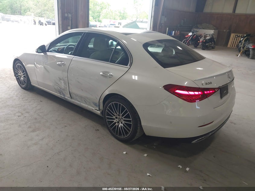 2023 Mercedes-benz C-klasse VIN W1KAF4HB4PR092225 IAAI salvage auction — RIGHT FRONT, Salvage Title, sold $16,700 on 2026-07-11 (photo 3)
