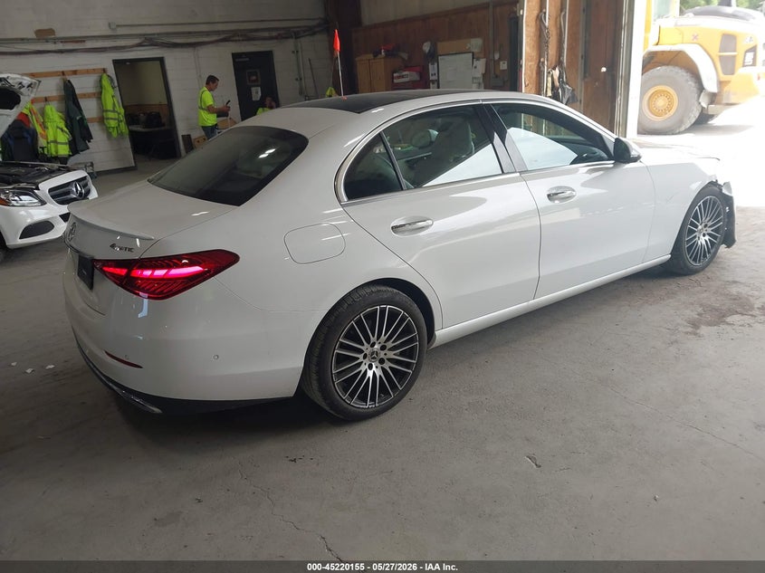 2023 Mercedes-benz C-klasse VIN W1KAF4HB4PR092225 IAAI salvage auction — RIGHT FRONT, Salvage Title, sold $16,700 on 2026-07-11 (photo 4)