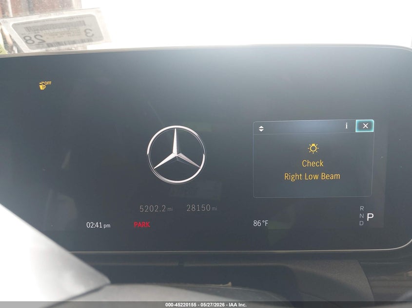 2023 Mercedes-benz C-klasse VIN W1KAF4HB4PR092225 IAAI salvage auction — RIGHT FRONT, Salvage Title, sold $16,700 on 2026-07-11 (photo 7)