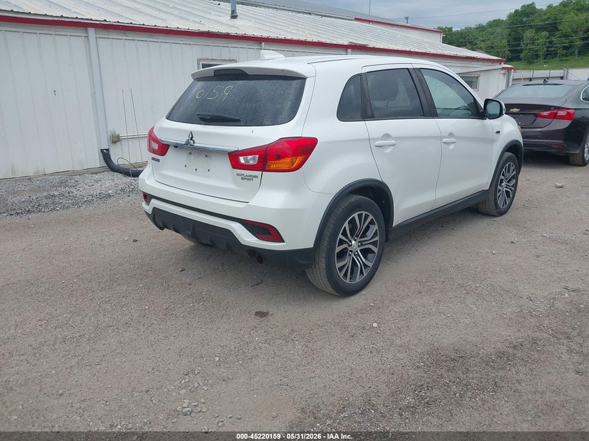 2019 Mitsubishi Outlander VIN JA4AP3AU2KU023742 IAAI salvage auction — HAIL, Salvage Title, sold $3,050 on 2026-07-20 (photo 4)