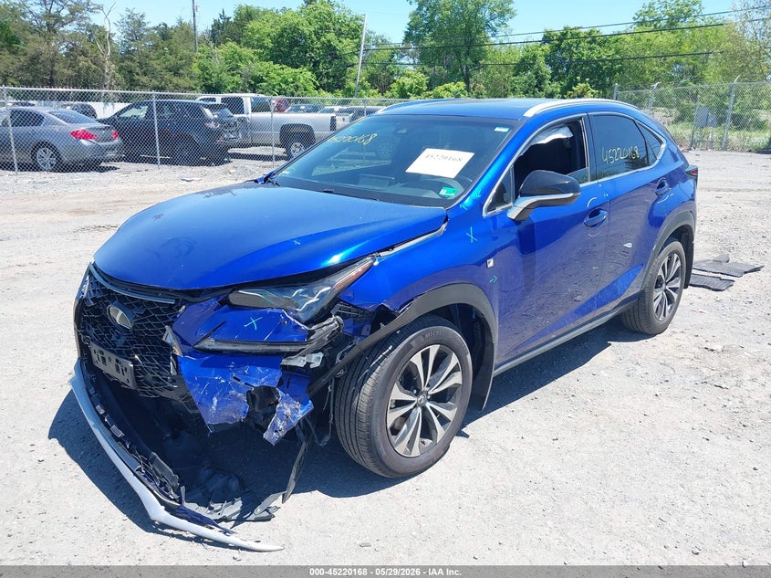 2018 Lexus Nx VIN JTJBARBZ1J2158985 IAAI salvage auction — LEFT FRONT, Salvage (Virginia), sold $25 on 2026-07-28 (photo 2)