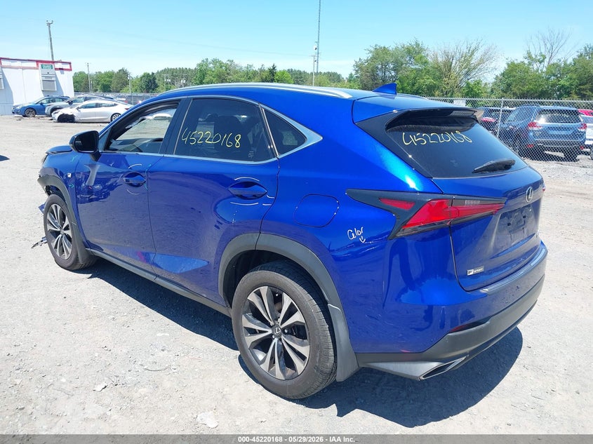 2018 Lexus Nx VIN JTJBARBZ1J2158985 IAAI salvage auction — LEFT FRONT, Salvage (Virginia), sold $25 on 2026-07-28 (photo 3)