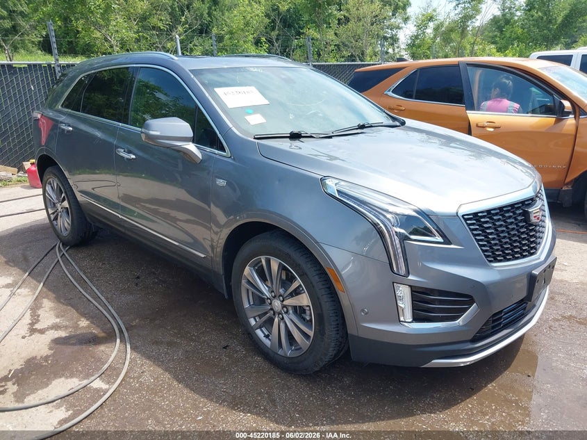 2021 Cadillac Xt5 VIN 1GYKNDRS8MZ126124 IAAI salvage auction — HAIL, Salvage Title, sold $8,300 on 2026-07-29 (photo 1)