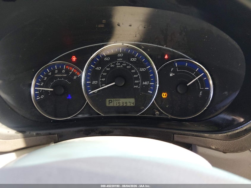 2010 Subaru Forester VIN JF2SH6DCXAH745934 IAAI salvage auction — FRONT END, Salvage (South Carolina), sold $350 on 2026-07-15 (photo 7)
