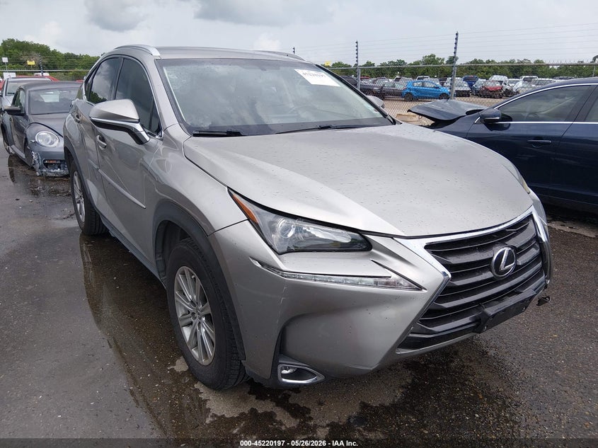 2017 Lexus Nx VIN JTJYARBZ6H2057297 IAAI salvage auction — REAR END, Salvage Title, sold $6,150 on 2026-07-06 (photo 1)