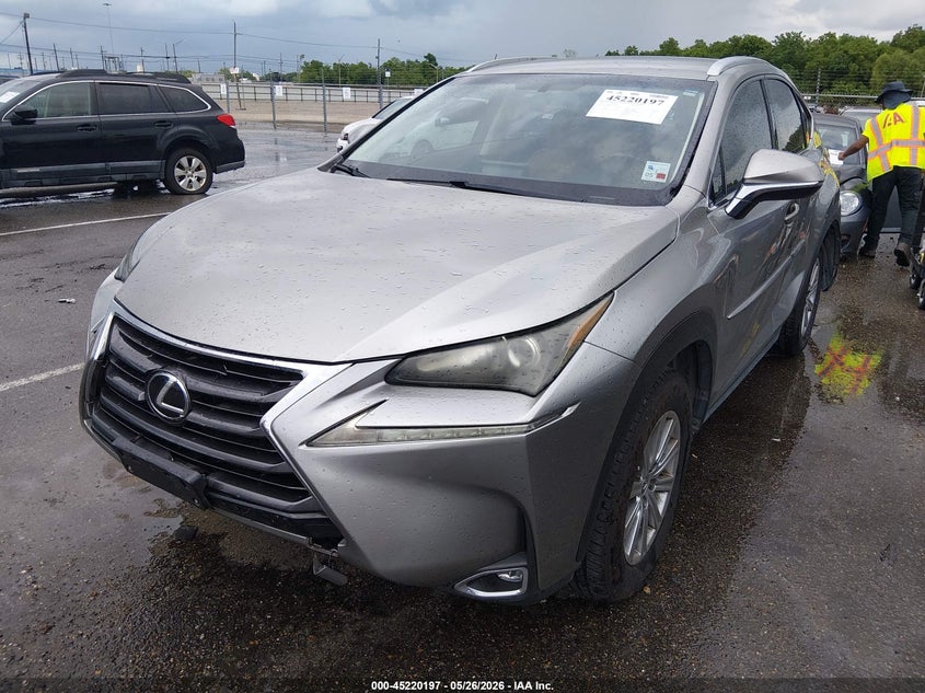 2017 Lexus Nx VIN JTJYARBZ6H2057297 IAAI salvage auction — REAR END, Salvage Title, sold $6,150 on 2026-07-06 (photo 2)