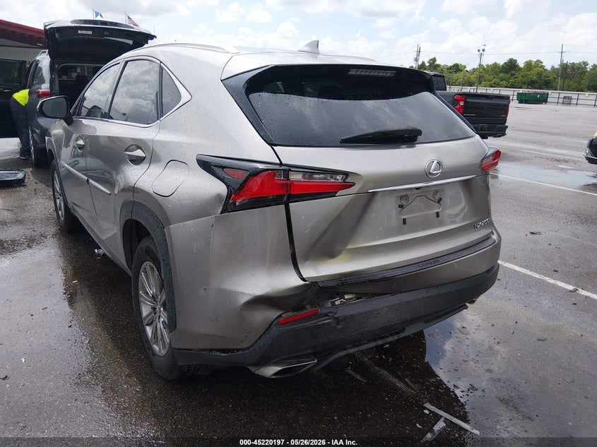 2017 Lexus Nx VIN JTJYARBZ6H2057297 IAAI salvage auction — REAR END, Salvage Title, sold $6,150 on 2026-07-06 (photo 3)
