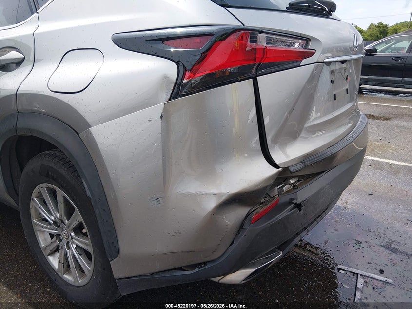 2017 Lexus Nx VIN JTJYARBZ6H2057297 IAAI salvage auction — REAR END, Salvage Title, sold $6,150 on 2026-07-06 (photo 6)
