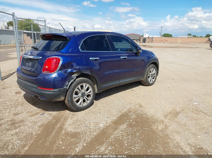 2016 Fiat 500x VIN ZFBCFXDT3GP347836 IAAI salvage auction — SIDE, Salvage Title, sold $900 on 2026-07-26 (photo 4)