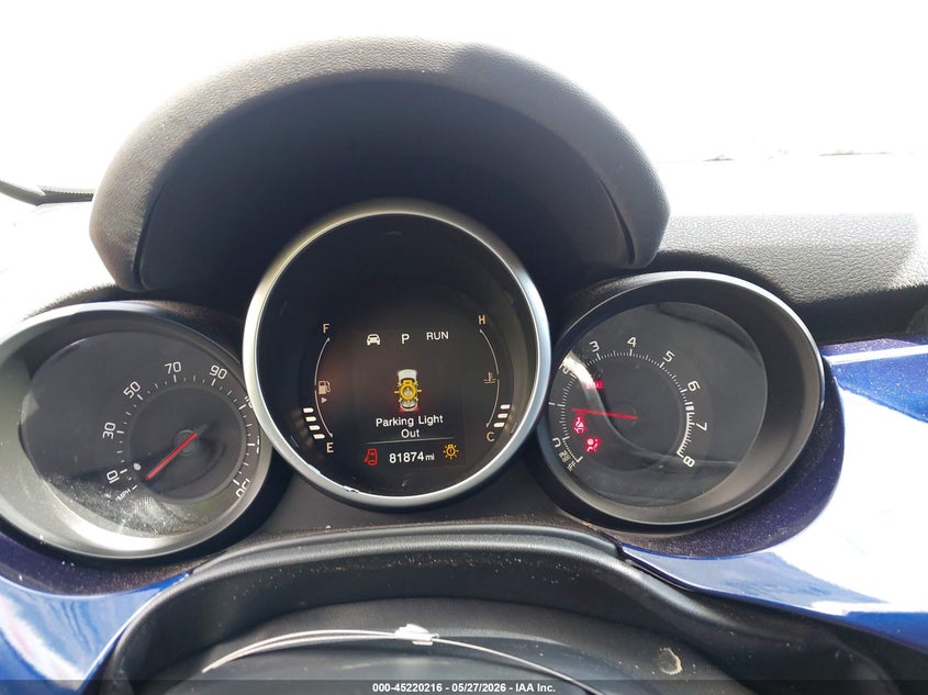 2016 Fiat 500x VIN ZFBCFXDT3GP347836 IAAI salvage auction — SIDE, Salvage Title, sold $900 on 2026-07-26 (photo 7)