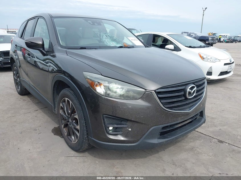 2016 Mazda Cx-5 VIN JM3KE2DY1G0811331 IAAI salvage auction — HAIL, Original (Texas), sold $3,750 on 2026-07-07 (photo 1)