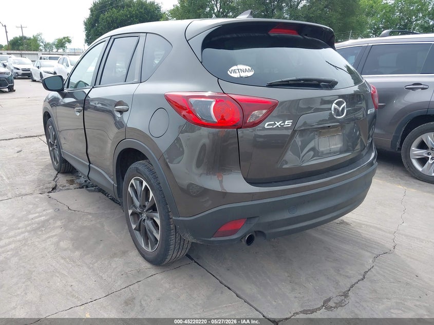 2016 Mazda Cx-5 VIN JM3KE2DY1G0811331 IAAI salvage auction — HAIL, Original (Texas), sold $3,750 on 2026-07-07 (photo 3)