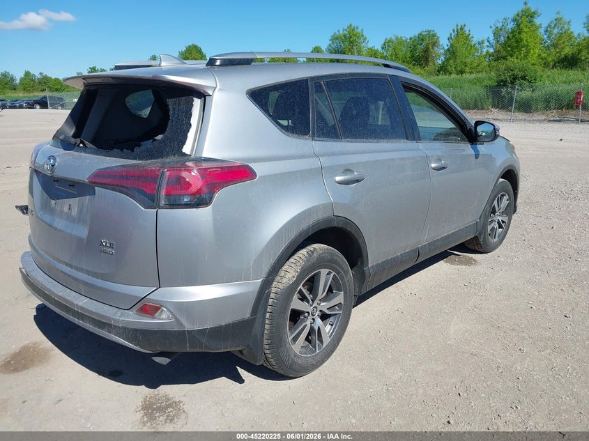 2018 Toyota Rav 4 VIN JTMRFREVXJJ223091 IAAI salvage auction — REAR END, Salvage Title, sold $5,600 on 2026-07-09 (photo 4)