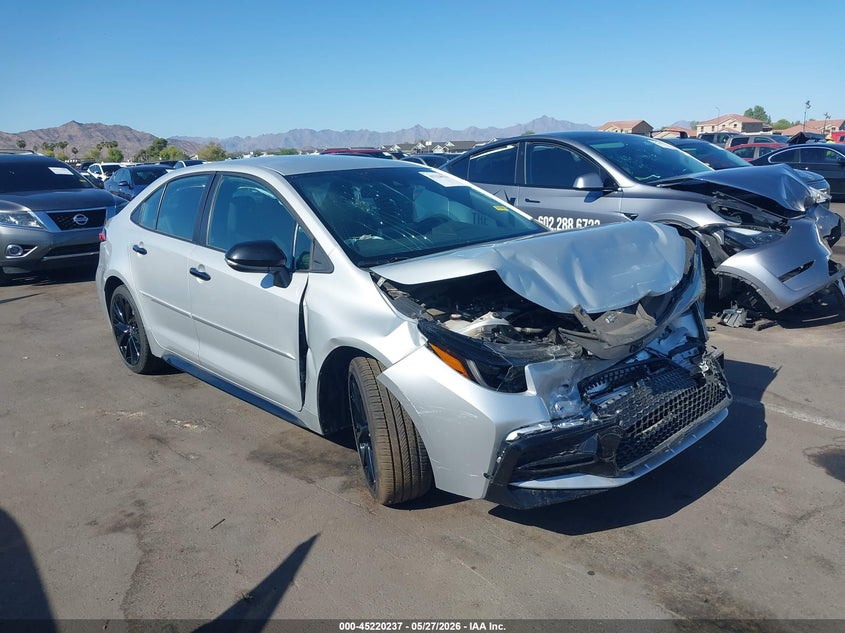 2022 Toyota Corolla VIN 5YFS4MCE0NP129798 IAAI salvage auction — FRONT END, Salvage Title, sold $4,950 on 2026-07-14 (photo 1)