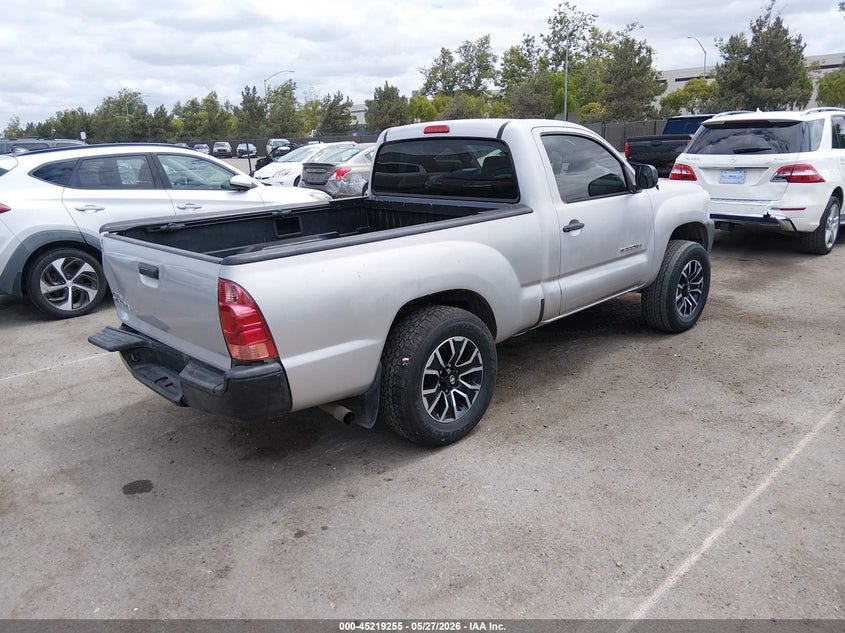 2006 Toyota Tacoma VIN 5TENX22N36Z255207 IAAI salvage auction — REAR END, Salvage (California), sold $3,050 on 2026-07-12 (photo 4)