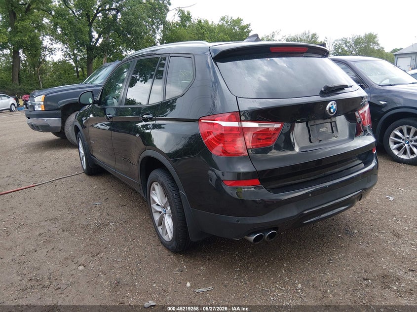 2016 BMW X3 VIN 5UXWX9C52G0D69116 IAAI salvage auction — RIGHT SIDE, Salvage Title, sold $2,000 on 2026-07-15 (photo 3)