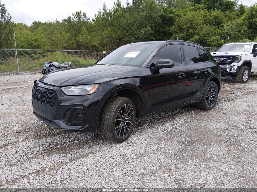 2022 Audi Sq5 VIN WA1B4AFY2N2127984 IAAI salvage auction — RIGHT FRONT, Wait Title, sold $11,800 on 2026-09-26 (photo 2)