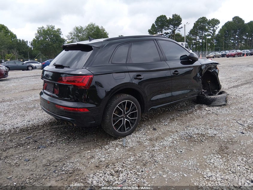 2022 Audi Sq5 VIN WA1B4AFY2N2127984 IAAI salvage auction — RIGHT FRONT, Wait Title, sold $11,800 on 2026-09-26 (photo 4)