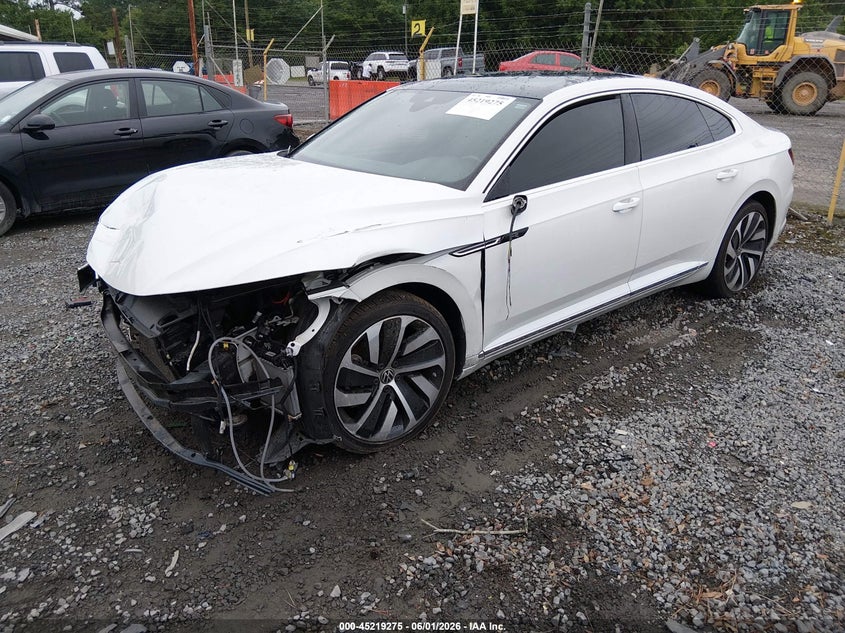 2022 Volkswagen Arteon VIN WVWAR7ANXNE008100 IAAI salvage auction — FRONT END, Salvage Title, sold $5,650 on 2026-07-07 (photo 2)