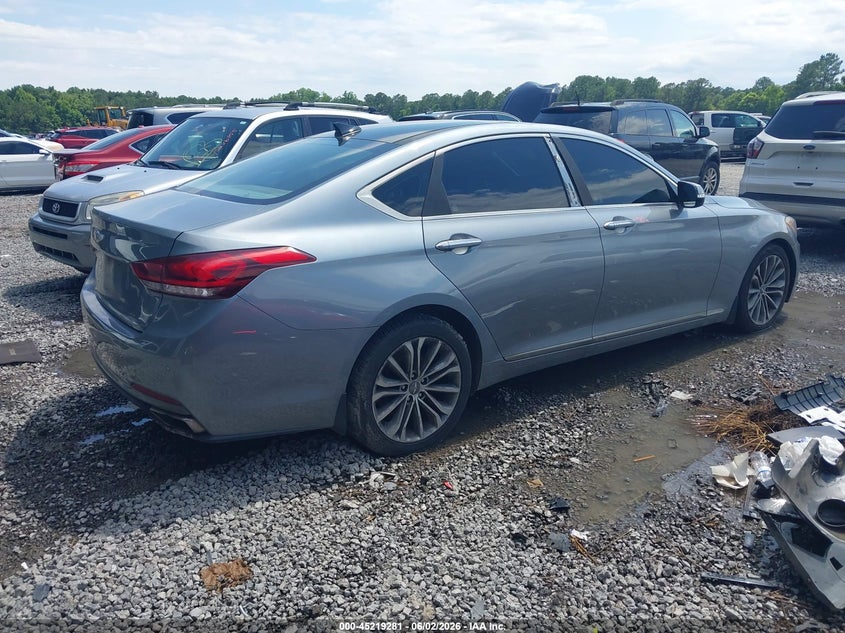 2016 Hyundai Genesis VIN KMHGN4JE9GU121254 IAAI salvage auction — LEFT FRONT, Salvage Title, sold $1,950 on 2026-07-22 (photo 4)