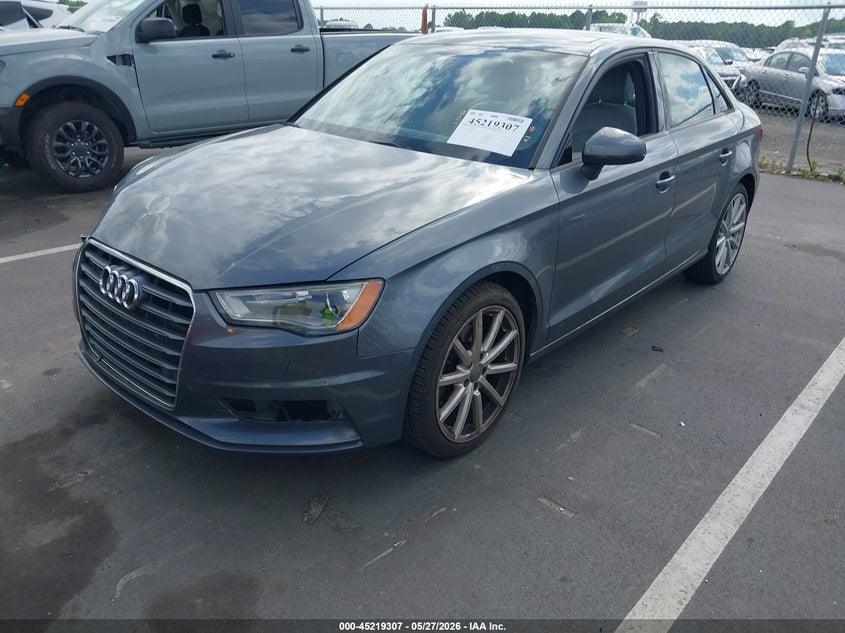2016 Audi A3 VIN WAUA7GFF3G1027649 IAAI salvage auction — RIGHT FRONT, Salvage Title, sold $1,700 on 2026-07-15 (photo 2)