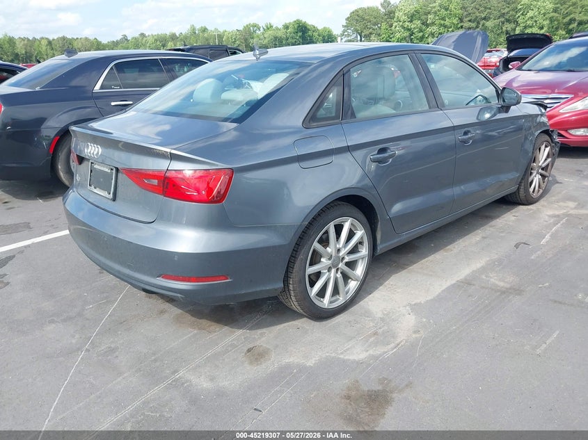 2016 Audi A3 VIN WAUA7GFF3G1027649 IAAI salvage auction — RIGHT FRONT, Salvage Title, sold $1,700 on 2026-07-15 (photo 4)