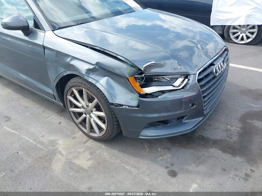 2016 Audi A3 VIN WAUA7GFF3G1027649 IAAI salvage auction — RIGHT FRONT, Salvage Title, sold $1,700 on 2026-07-15 (photo 6)