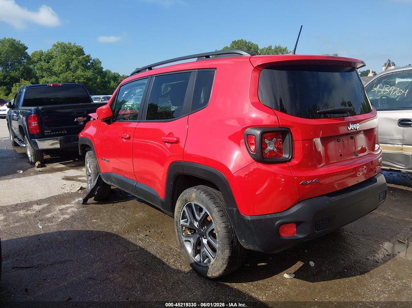 2016 Jeep Renegade VIN ZACCJBBTXGPD03174 IAAI salvage auction — RIGHT FRONT, Salvage Title, sold $500 on 2026-07-22 (photo 3)