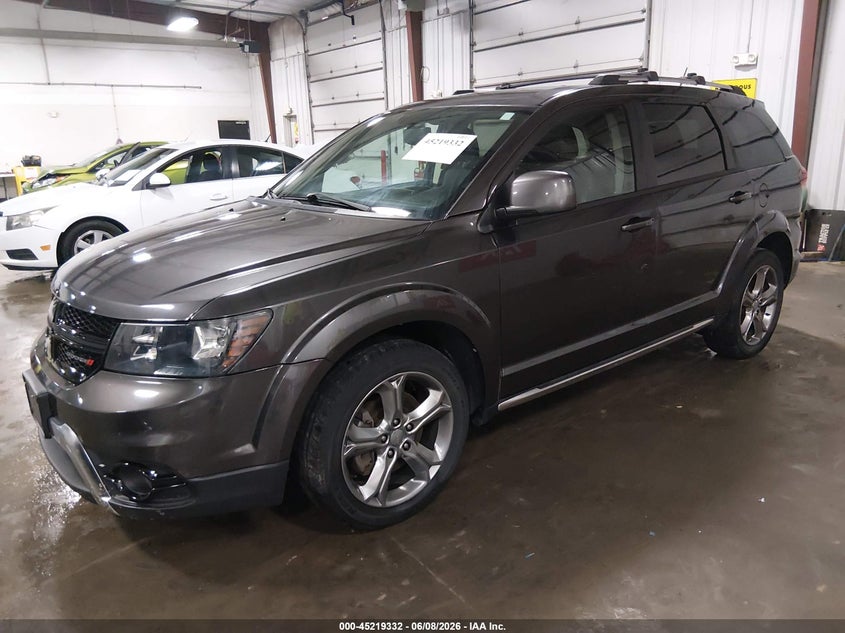 2017 Dodge Journey VIN 3C4PDDGG8HT574552 IAAI salvage auction — HAIL, Salvage (Iowa), sold $2,750 on 2026-08-15 (photo 2)