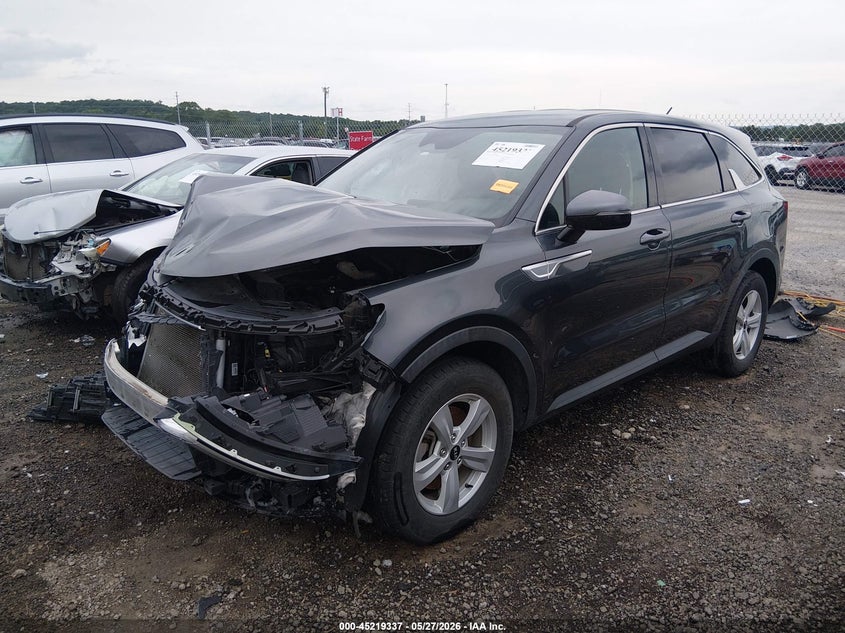 2021 Kia Sorento VIN 5XYRG4LC1MG017020 IAAI salvage auction — FRONT END, Salvage Title, sold $3,400 on 2026-07-21 (photo 2)