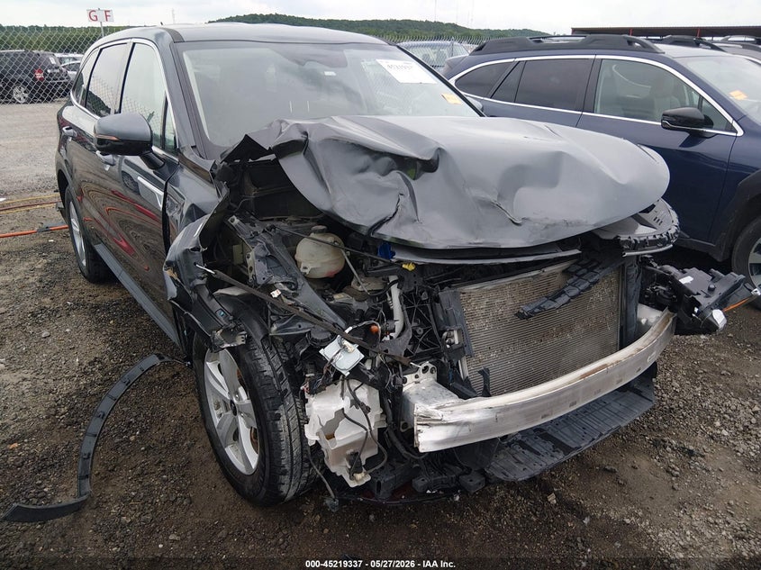2021 Kia Sorento VIN 5XYRG4LC1MG017020 IAAI salvage auction — FRONT END, Salvage Title, sold $3,400 on 2026-07-21 (photo 6)