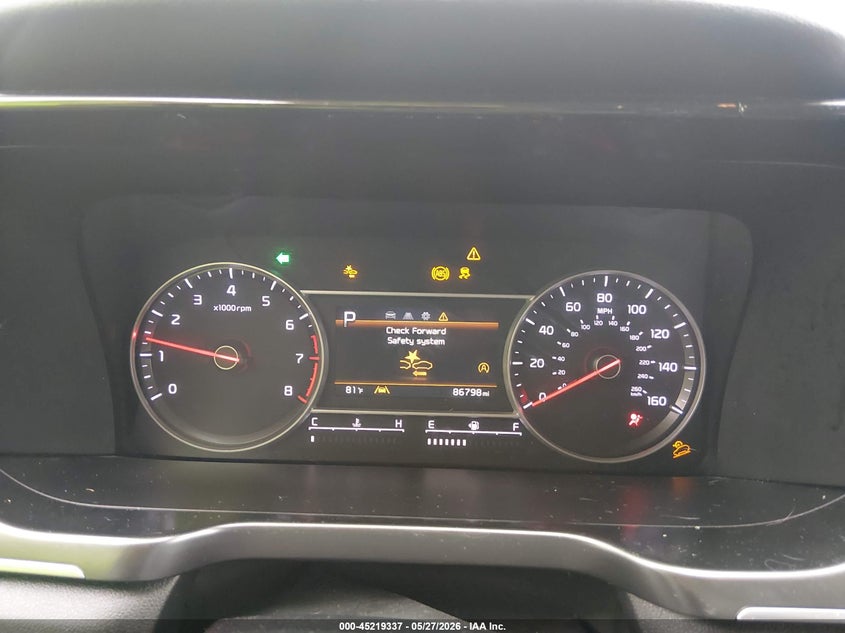 2021 Kia Sorento VIN 5XYRG4LC1MG017020 IAAI salvage auction — FRONT END, Salvage Title, sold $3,400 on 2026-07-21 (photo 7)