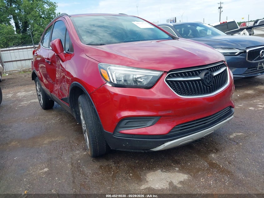 2019 Buick Encore VIN KL4CJASB3KB709909 IAAI salvage auction — RIGHT SIDE, Clear (Oklahoma), sold $2,175 on 2026-07-29 (photo 1)