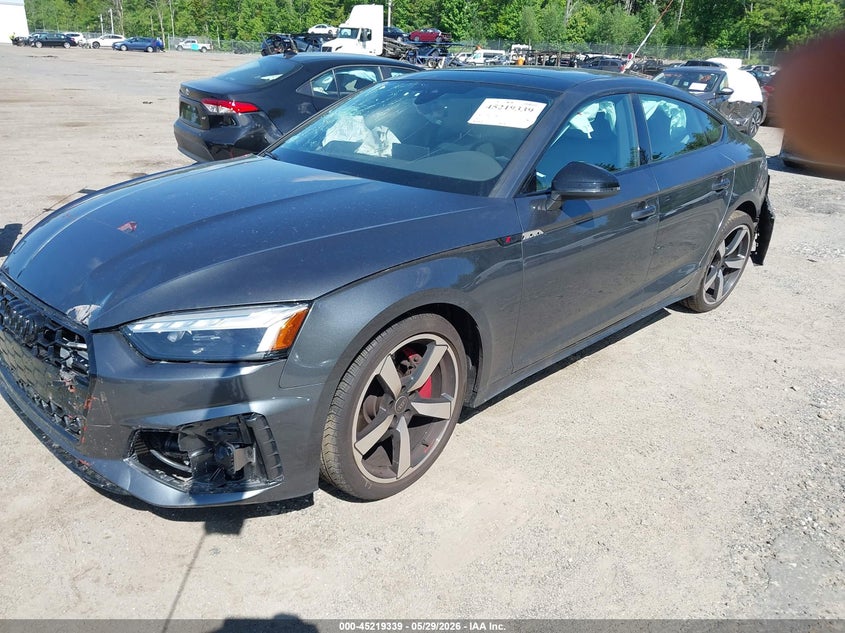 2024 Audi A5 VIN WAUFACF53RA131326 IAAI salvage auction — REAR END, Salvage (Massachusetts), sold $10,000 on 2026-08-14 (photo 2)