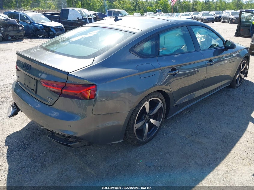 2024 Audi A5 VIN WAUFACF53RA131326 IAAI salvage auction — REAR END, Salvage (Massachusetts), sold $10,000 on 2026-08-14 (photo 4)