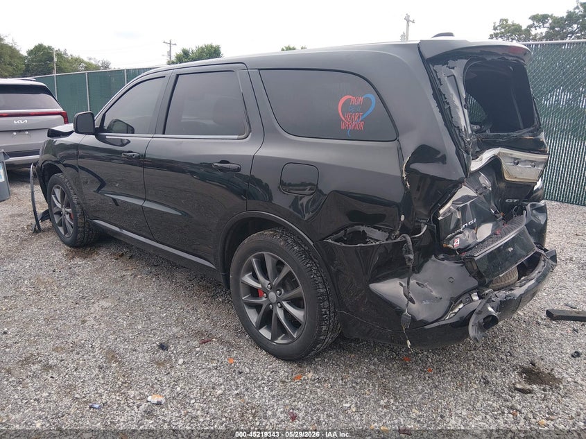 2018 Dodge Durango VIN 1C4RDJDG5JC415050 IAAI salvage auction — REAR END, Salvage Title, sold $1,100 on 2026-07-22 (photo 3)